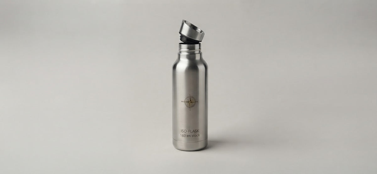 Gourde & Bouteille Isotherme en Inox (Personnalisable)