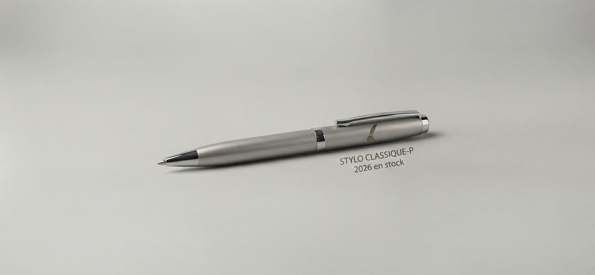 Stylo Bille Métal Gravé Laser Corporate (Personnalisable)