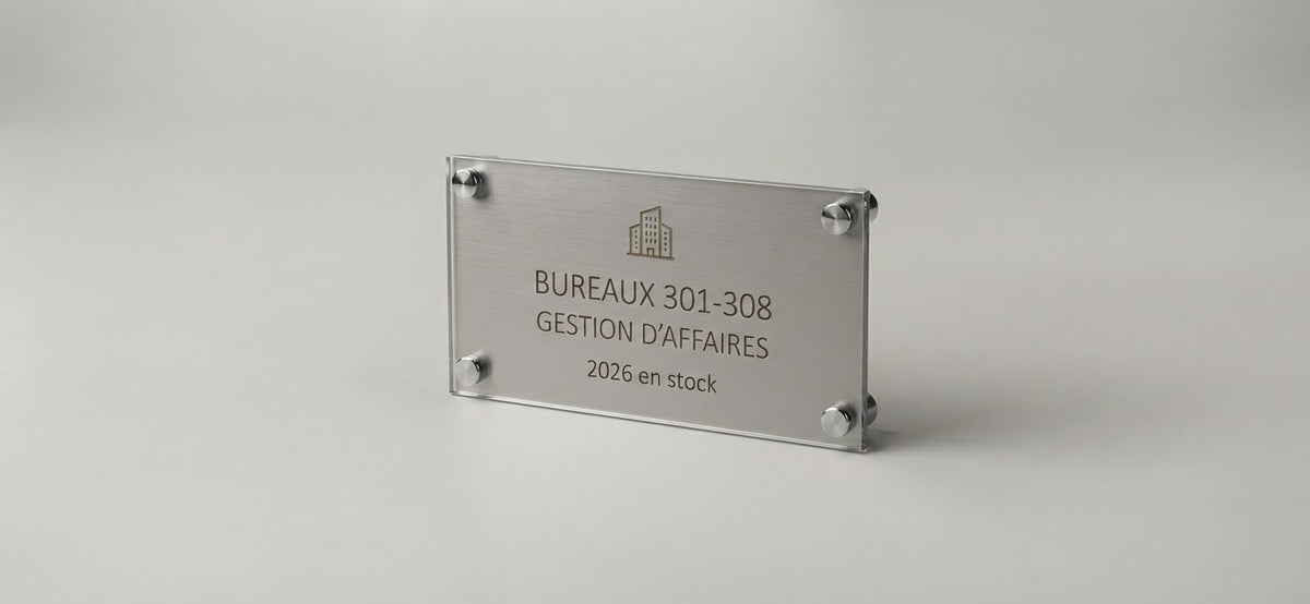 Plaque Signalétique Professionnelle (Personnalisable)