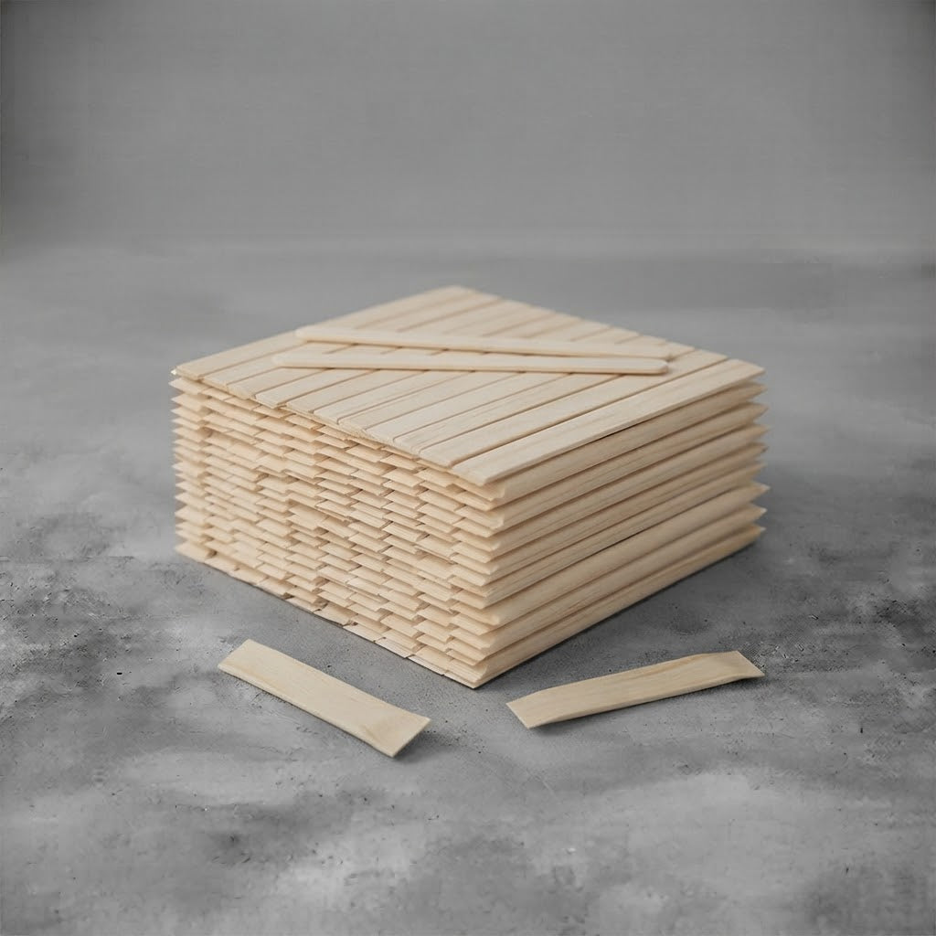 Touillettes en bois - Lots de 100/250/500 unités