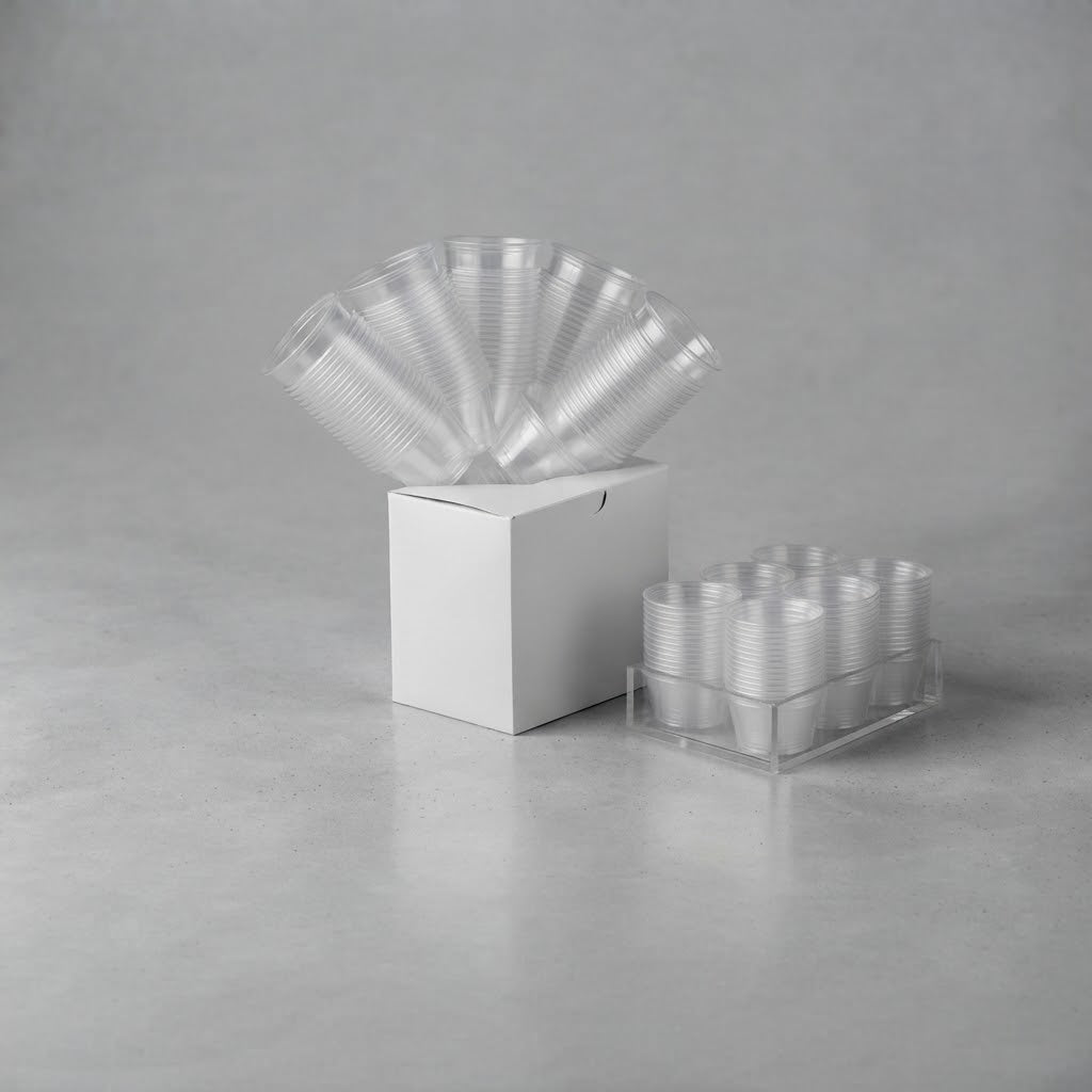 Pots à sauce plastique - Lots de 100/250/500 unités
