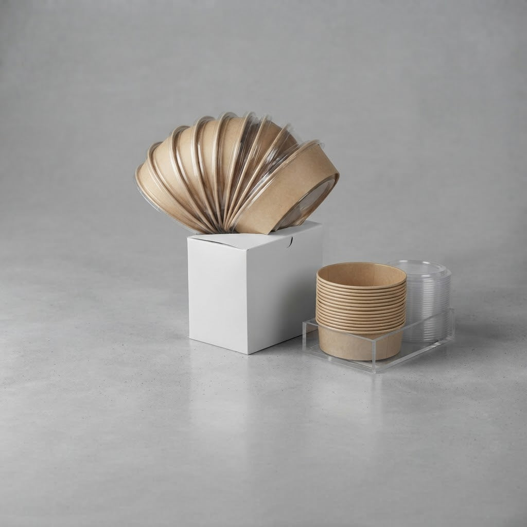 Bowls salade jetables - Lots de 100/250/500 unités