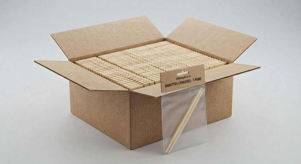 Baguettes chinoises - Lots de 100/250/500 unités